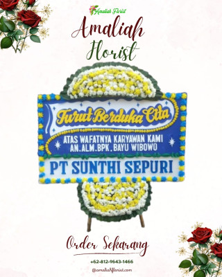 Papan Bunga Duka di Cilenggang