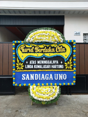 Papan Bunga Duka di Cilenggang